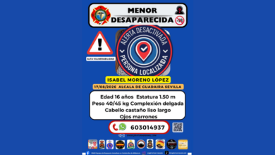 Ya ha aparecido, alerta desactivada