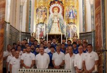 El CD Alcalá encomendó oficialmente su nueva temporada futbolística a la Virgen del Águila Coronada