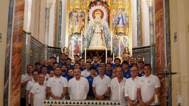 El CD Alcalá encomendó oficialmente su nueva temporada futbolística a la Virgen del Águila Coronada