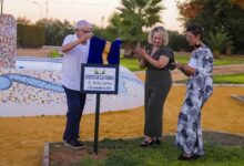 El Parque de la Alegría recupera su corazón: la fuente restaurada por el vecino Jesús Cuenca, de 88 años, ya ilumina su barrio