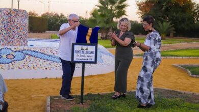 El Parque de la Alegría recupera su corazón: la fuente restaurada por el vecino Jesús Cuenca, de 88 años, ya ilumina su barrio