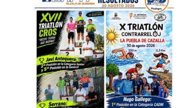 EL CLUB CAPA FIRMA UN GRAN FIN DE SEMANA CON IMPORTANTES RESULTADOS EN TRIATLÓN