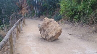 Izquierda Alcalareña reclama una solución para el Camino de la Retama, cerrado desde hace dos años por riesgo de desprendimientos