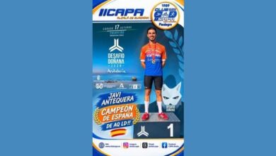 El alcalareño Javier Antequera se proclama campeón de España de Aquabike de Larga Distancia en el Desafío Doñana