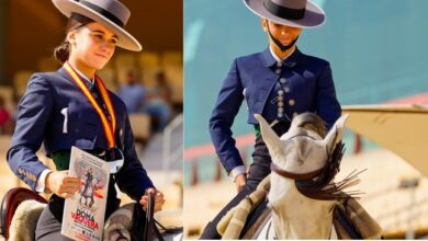 La alcalareña Alba Castaño se proclama subcampeona de España de Doma Vaquera junto a Sopetón